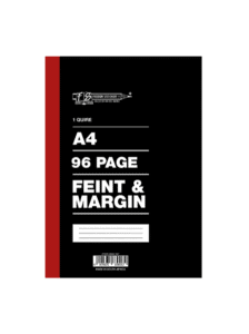 Freedom Stationery -1 Quire A4 96Page F&M Hard Cover Books