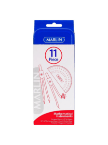 Marlin Mathematical Instrument 11-Pieces Set