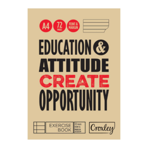 Croxley A4 Speckled Exercise Book-72 Page JD328