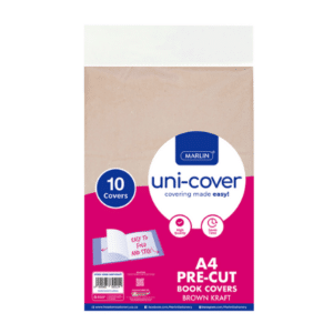 Marlin Kids Precut A4 Book Covers–10-Pack
