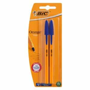 Bic Orange Blue Pen 2 Pack