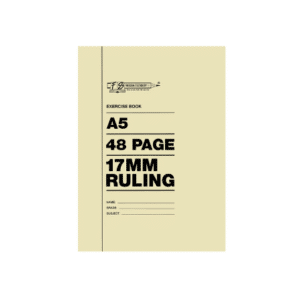 FS A5 Exercise Book 48 Pages –17mm Ruled