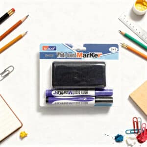 Whiteboard Duster & Marker Set