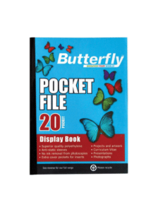 Butterfly pocket file A4 -20 pages