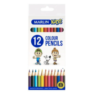 Marlin Coloured Pencils -12 Pack