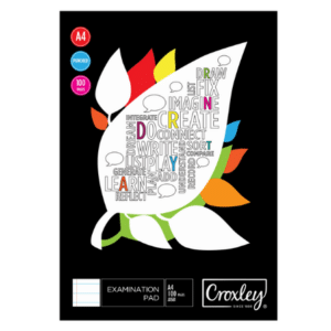 Croxley JD581 F&M 100 Sheet Punched & Ruled Examination Pad