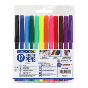 Marlin Fibre Tip Pens-12 Pack