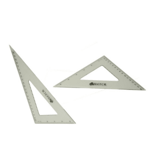 Drawing Set Square Set 45 & 60DEG 24CM Date