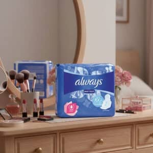 Always Super Pads 9-Pack – Extra Absorbent Daily Protection