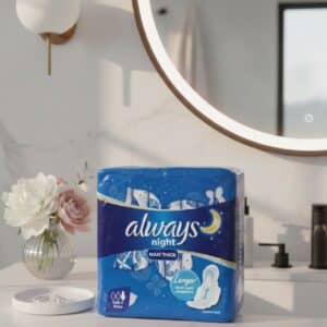 Always Maxi Night Pads 8s – Extra Absorbent Protection for Overnight Comfort- MID SOUTH COAST ONLY