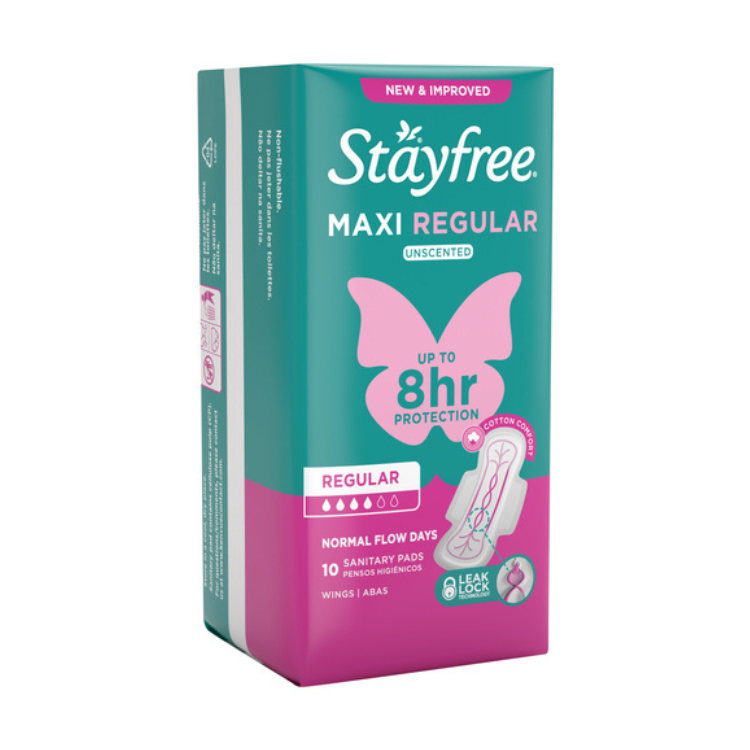 Stayfree Regular Maxi Thick Wings 10 Pack - Image 2