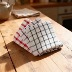 Check Swab Cloth – Soft & Absorbent Kitchen Cleaning Cloth