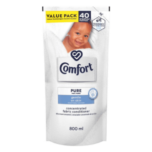 Comfort Concentrated Fabric Softener Refill 800ml – Pure Freshness for Soft, Gentle Laundry