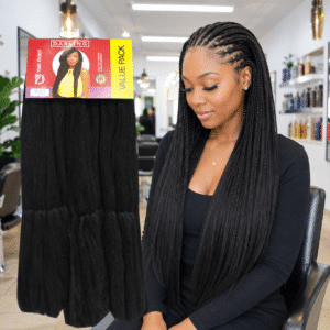 Darling Yaki Braid Hair Extensions – #1 Black, Value Pack
