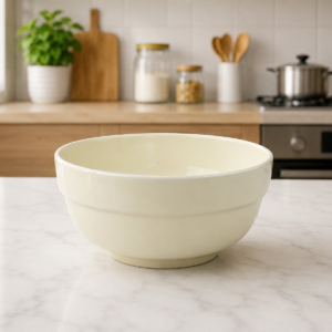 4.5 Inch Plain Ceramic Bowl – Small Soup, Cereal & Dessert Bowl
