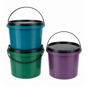 5L Plastic Bucket with Lock Lid – Assorted Colors