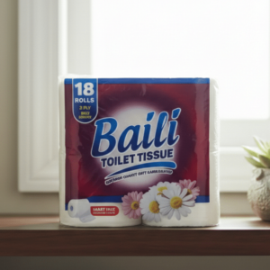Baili 2-Ply Toilet Roll 18 Pack – Soft, Strong &  Absorbent Bathroom Tissue