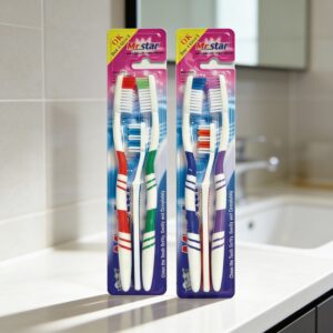 Adult Toothbrushes 3-Pack – Soft Bristles for Daily Oral Care