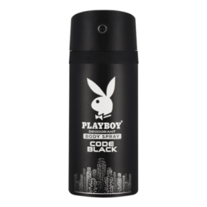 Playboy Code Black Body Spray for Men 150ml
