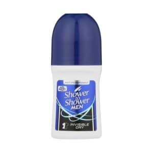 Shower To Shower Roll On Invisible Dry Men 50ml