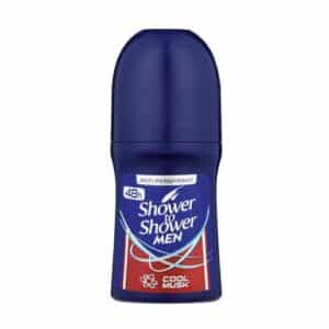 Shower To Shower Roll On Deodorant Cool Musk 50ml