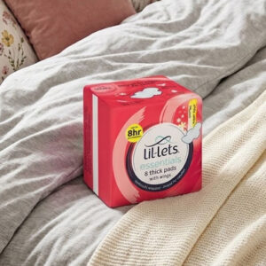 Lil-lets Essentials Scented Thick Pads With Wings 8 Pack