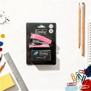 Croxley Mini Stapler- Pink