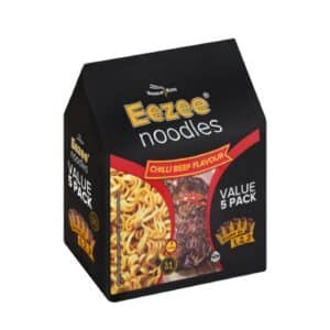 Eezee Noodles Chilli Beef Flavour Noodles 5 x 65g
