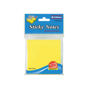 Donua Neon Yellow Sticky Notes