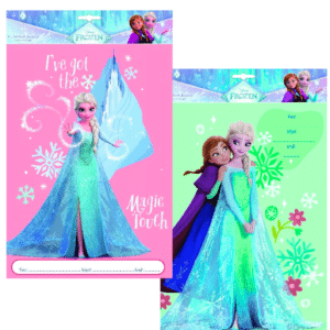 Frozen Book Covers 5 Pack A4