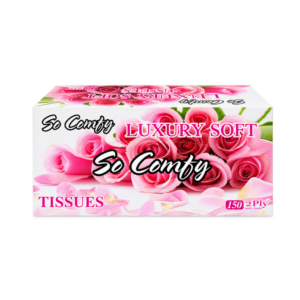 So Comfy Facial Tissues 150 Sheets – Soft, Gentle & Strong