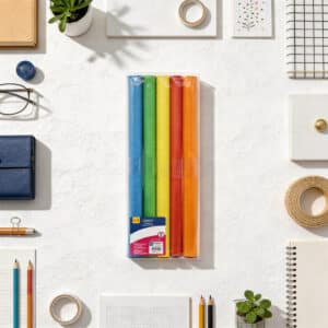 Marlin Colour Kraft Book Rolls 5 Pack
