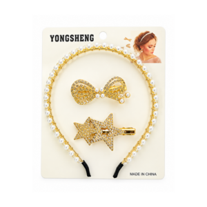 Alice Band & Clip Set – 3 Pieces