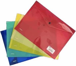 Marlin Carry Folders A4 Asstd Colours - Blue