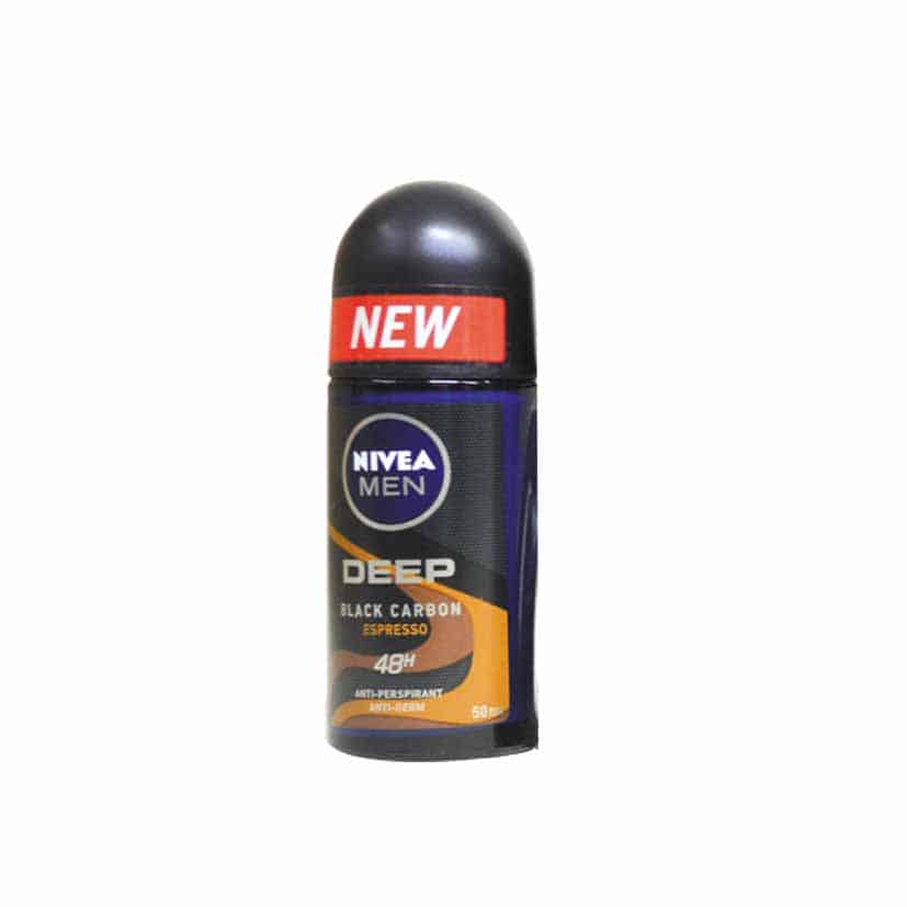 Nivea Men Deep Black Carbon Expresso Roll-On Deodorant 50ml
