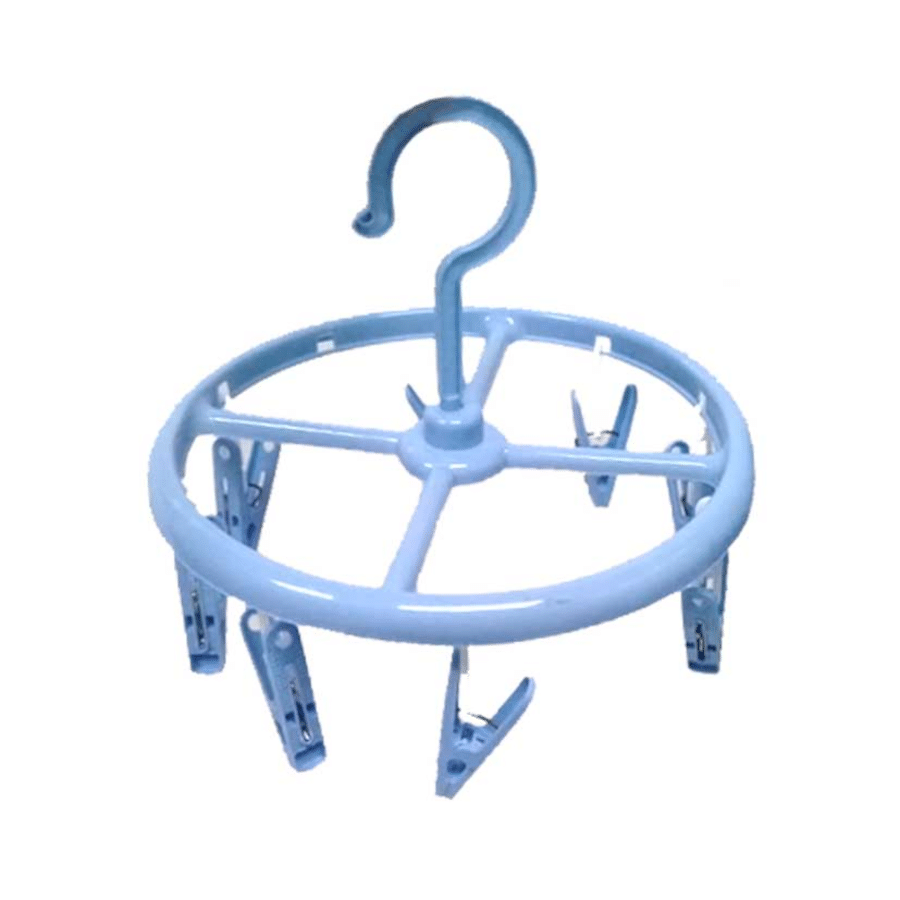 8-Peg Laundry Hanger – Durable Clothes Peg Holder for Home & Travel