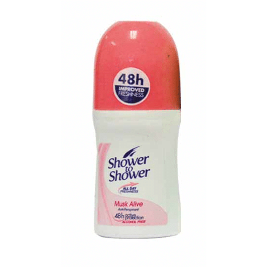 Shower to Shower Musk Alive Roll-On Deodorant 50ml