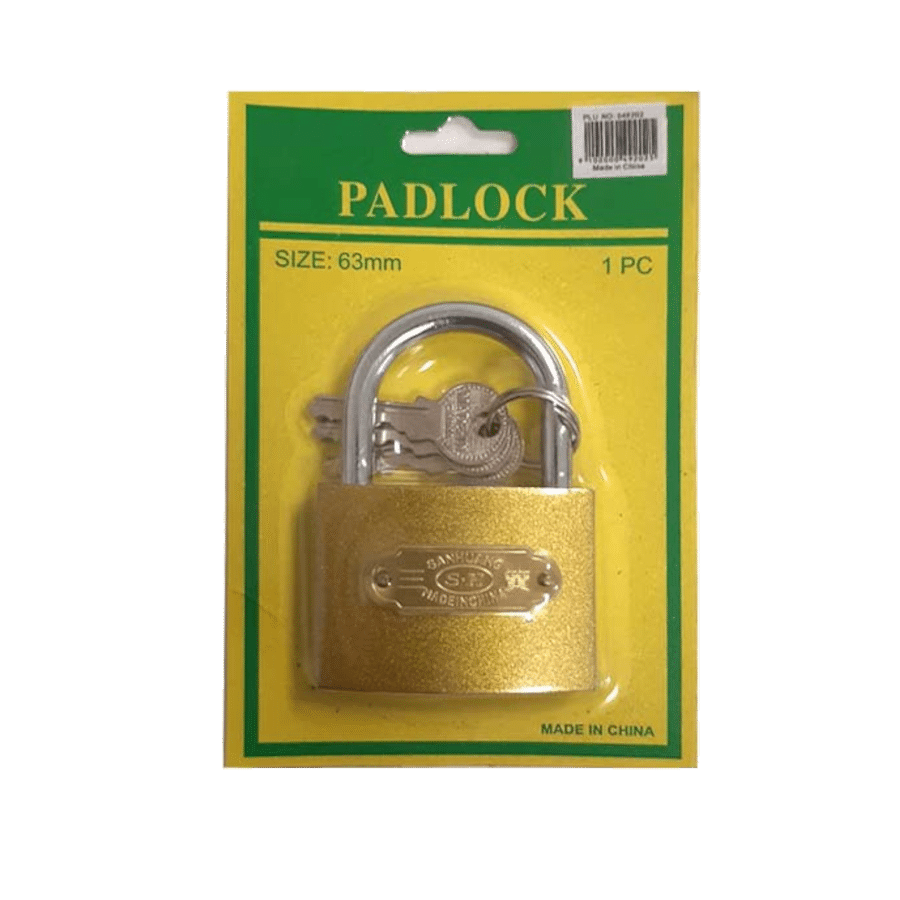 San Huang 63mm Gate Padlock – Heavy-Duty Security Lock for Gates & Doors