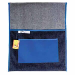 4Kids Denim Chair Bag with Pocket -Blue