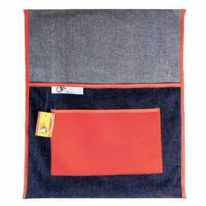 4Kids Denim Chair Bag with Pocket – Red