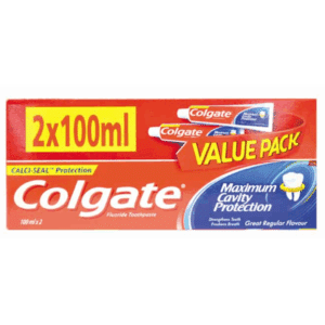 Colgate Regular Toothpaste Twin Pack 2×100ml – Cavity Protection & Fresh Breath