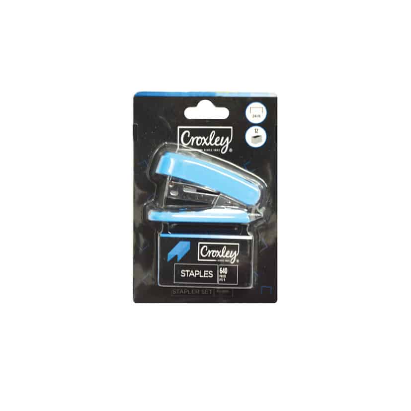 Croxley Mini Stapler -Blue
