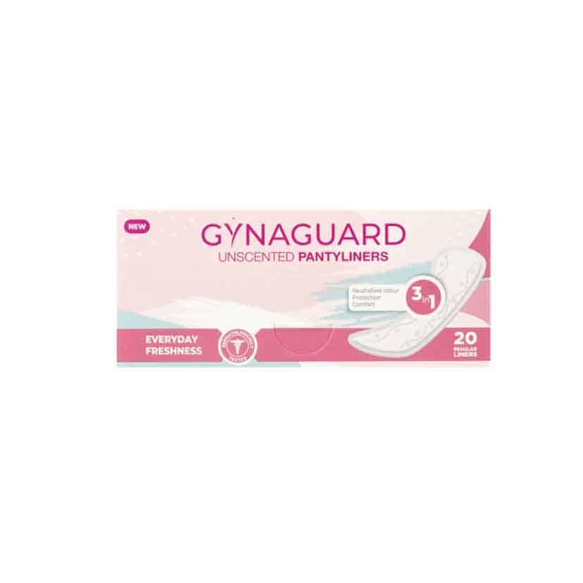 Gynaguard Unscented Panty Liners 20s – Daily Freshness & Gentle Protection