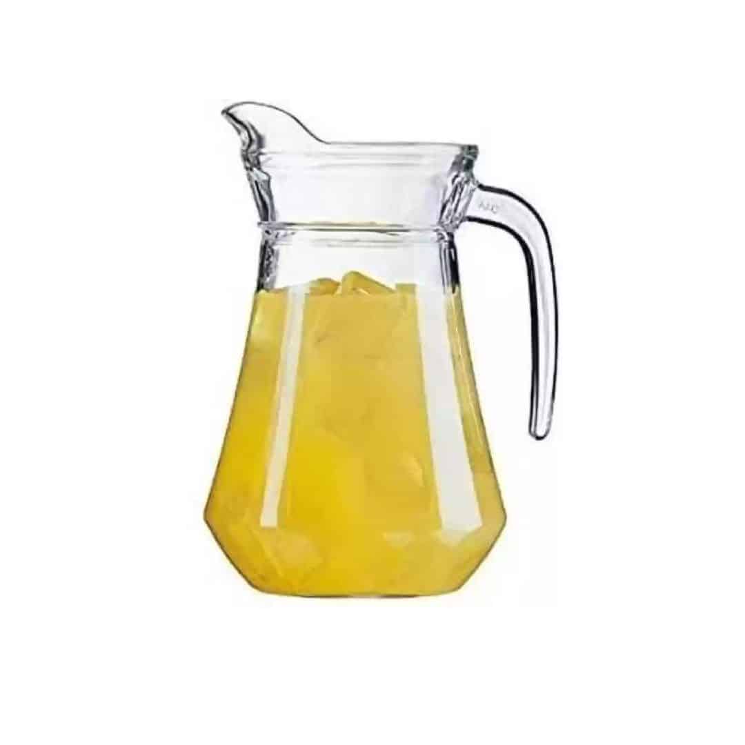 Glass Beverage Jug 1.3L – Ideal for Water, Juice & Cold Drinks, No Lid