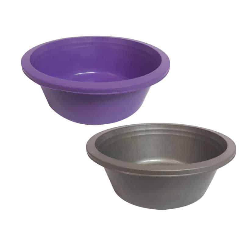 Assorted Color Round Plastic Basin 25cm – Multipurpose Household Use