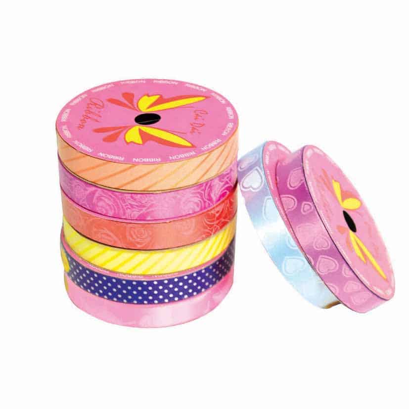 Assorted Colour Gift Ribbon 1.6cm x 10m – Perfect for Birthday & Celebration Wrapping