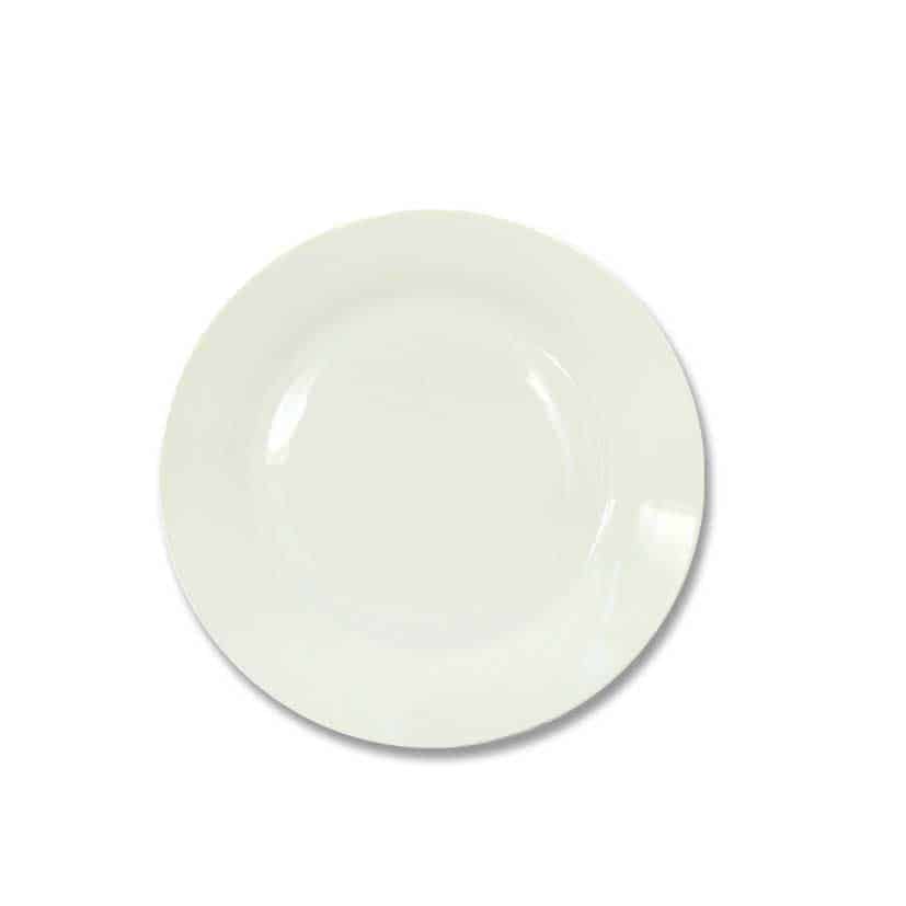 White Round Dinner Plate 26cm
