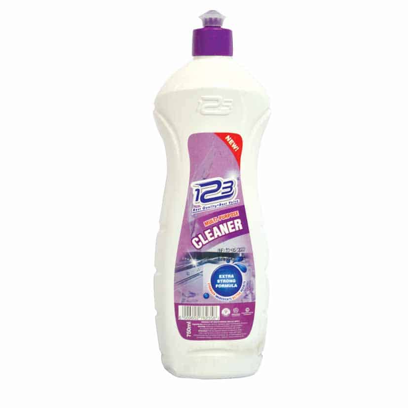 123 Multipurpose Cleaner 750ml – Powerful All-Purpose Household Cleaning Spray