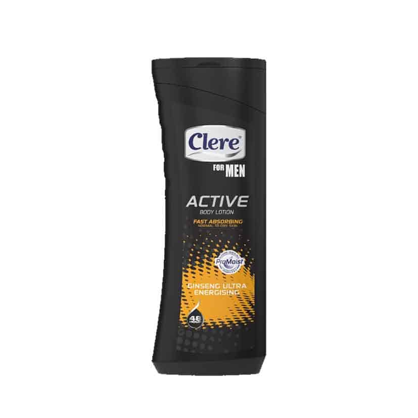 Clere For Men Active Body Lotion 400ml