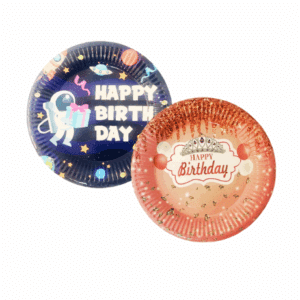 Party Paper Plates 10 Pack – Disposable Birthday & Celebration Plates